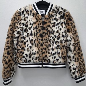 BB Dakota Black and White Ribbed Collar Jacket